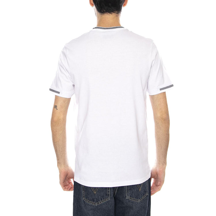 Birdseye Half Tipped T-Shirt White/Jet Black - Maglietta Girocollo Uomo Bianca TS2305V-W104 . LYLE & SCOTT 