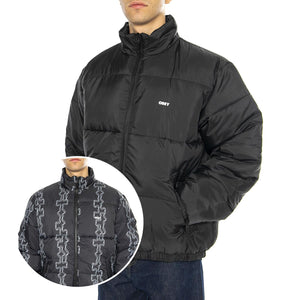 Benny Puffer Jacket Black Multi - Giacca Uomo Nera 121800507-BKM  OBEY 