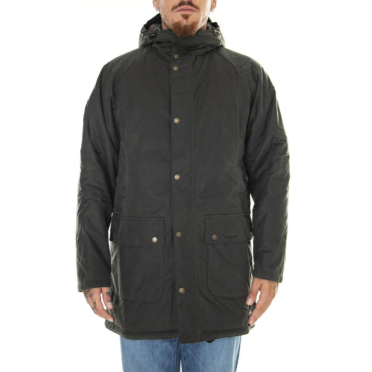 M' Wax Park Fern Jacket - Giacca Invernale Uomo Verde MWX2208-OL53-FW23  BARBOUR 
