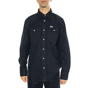 Western Shirt Midnight Rodeo Shirt - Camicia Uomo Blu 112357193-BLUE  WRANGLER 
