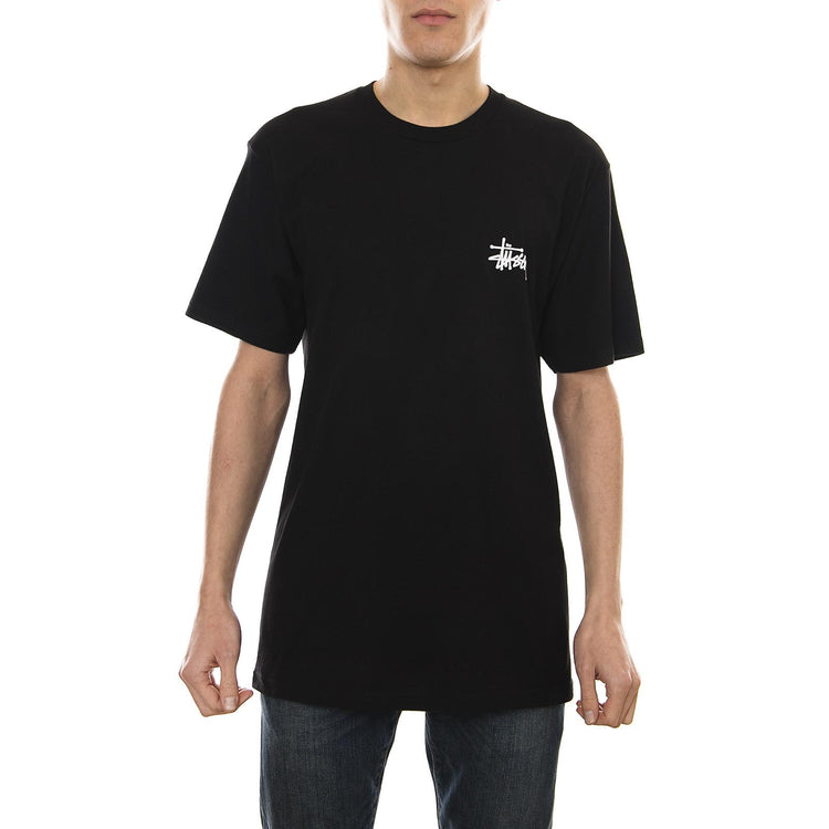 BASIC STUSSY TEE BLACK 1904181-BLACK  STUSSY 