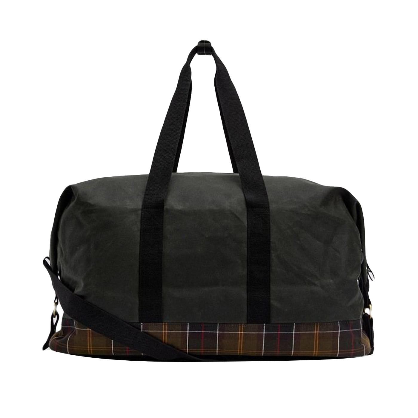 Field Wax Holdall Sage - Borsa a Tracolla Verde UBA0715 SG91 BARBOUR 