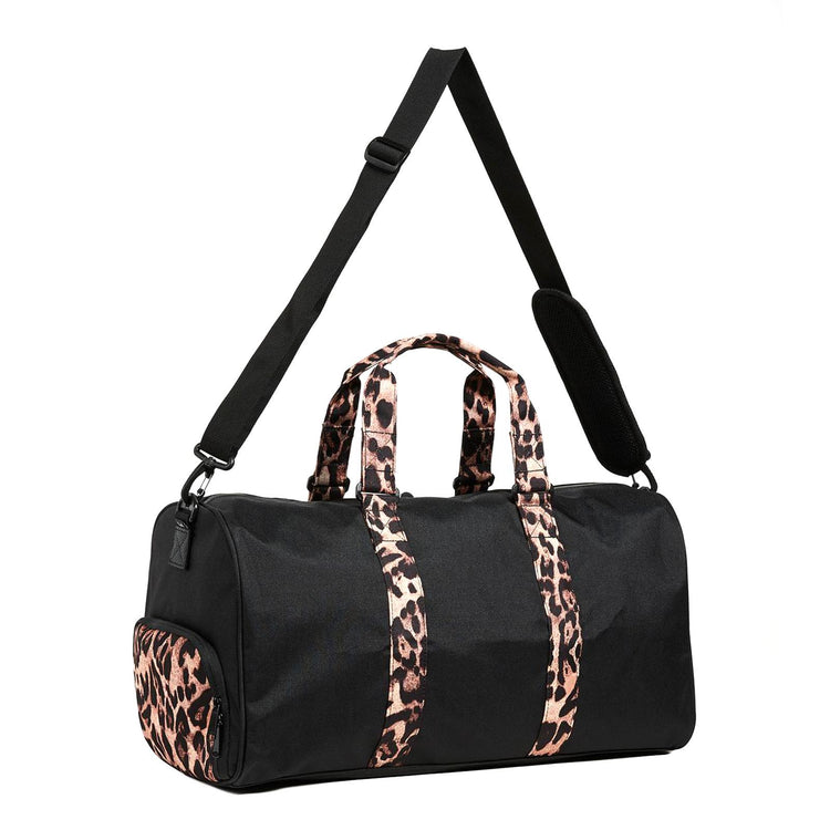 Novel Mid-Volume Black / Desert Cheetah Bag 10351-02101-OS  HERSCHEL 
