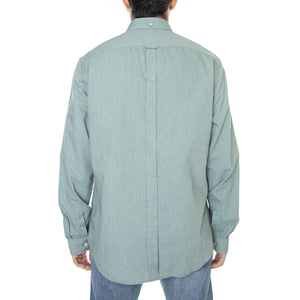 Signature Gots Organic Oxford Jade - Camicia Uomo Verde 65094-657  BEN SHERMAN 