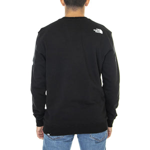 M Seasonal Fine Crew Tnf Black - Felpa Girocollo Uomo Nera NF0A7X36JK31  THE NORTH FACE 