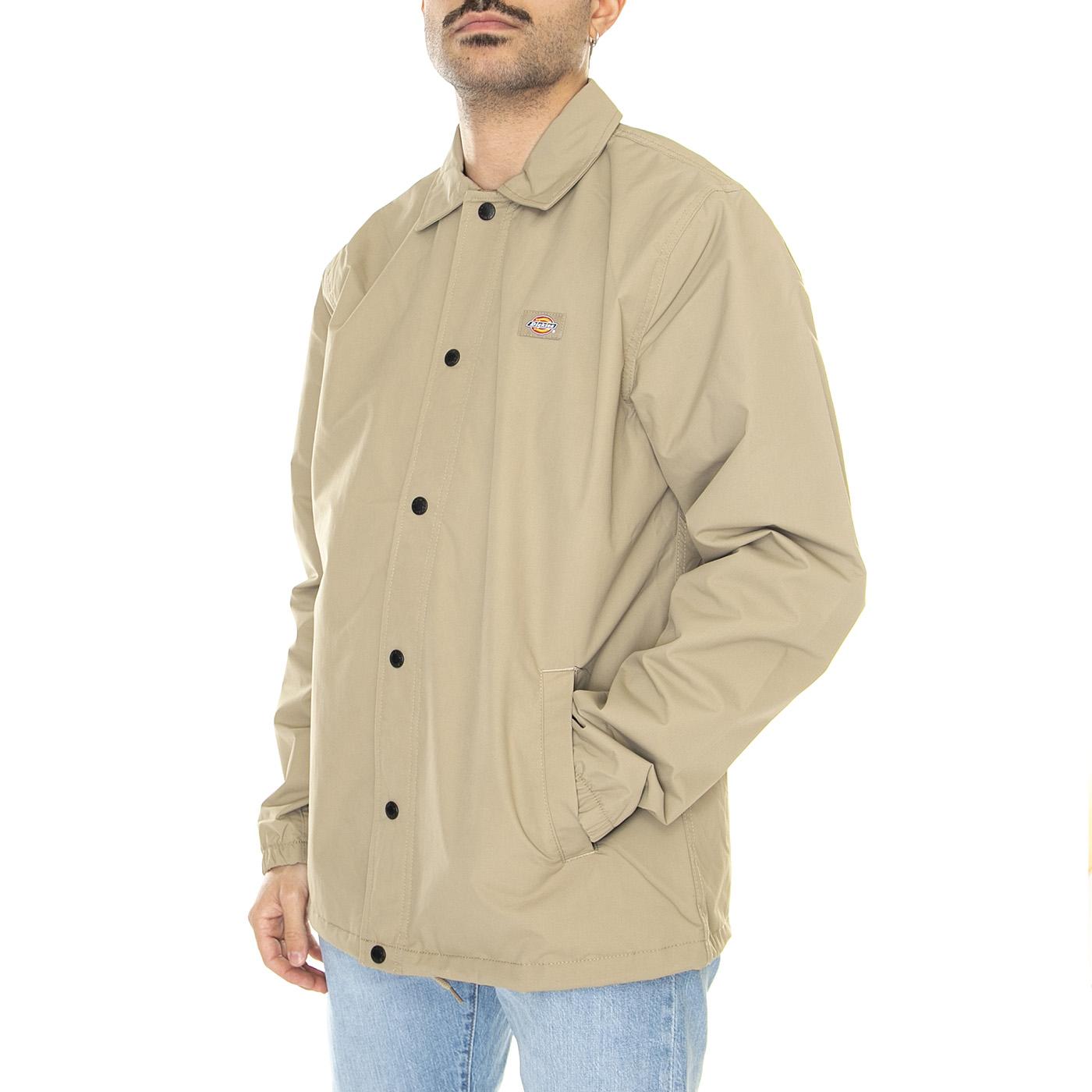 Oakport Coach Khaki - Giacca Estiva Uomo Beige DK0A4XEWKHK1  DICKIES 