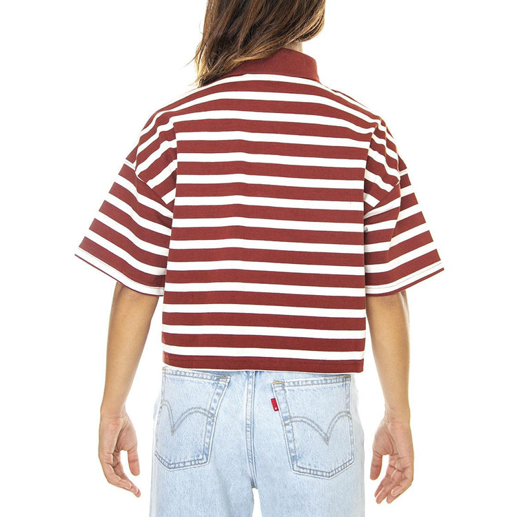 Astrid Polo Cinnamon Fired Brick Stripe - Polo Donna Multicolore A3392-0003  LEVIS 