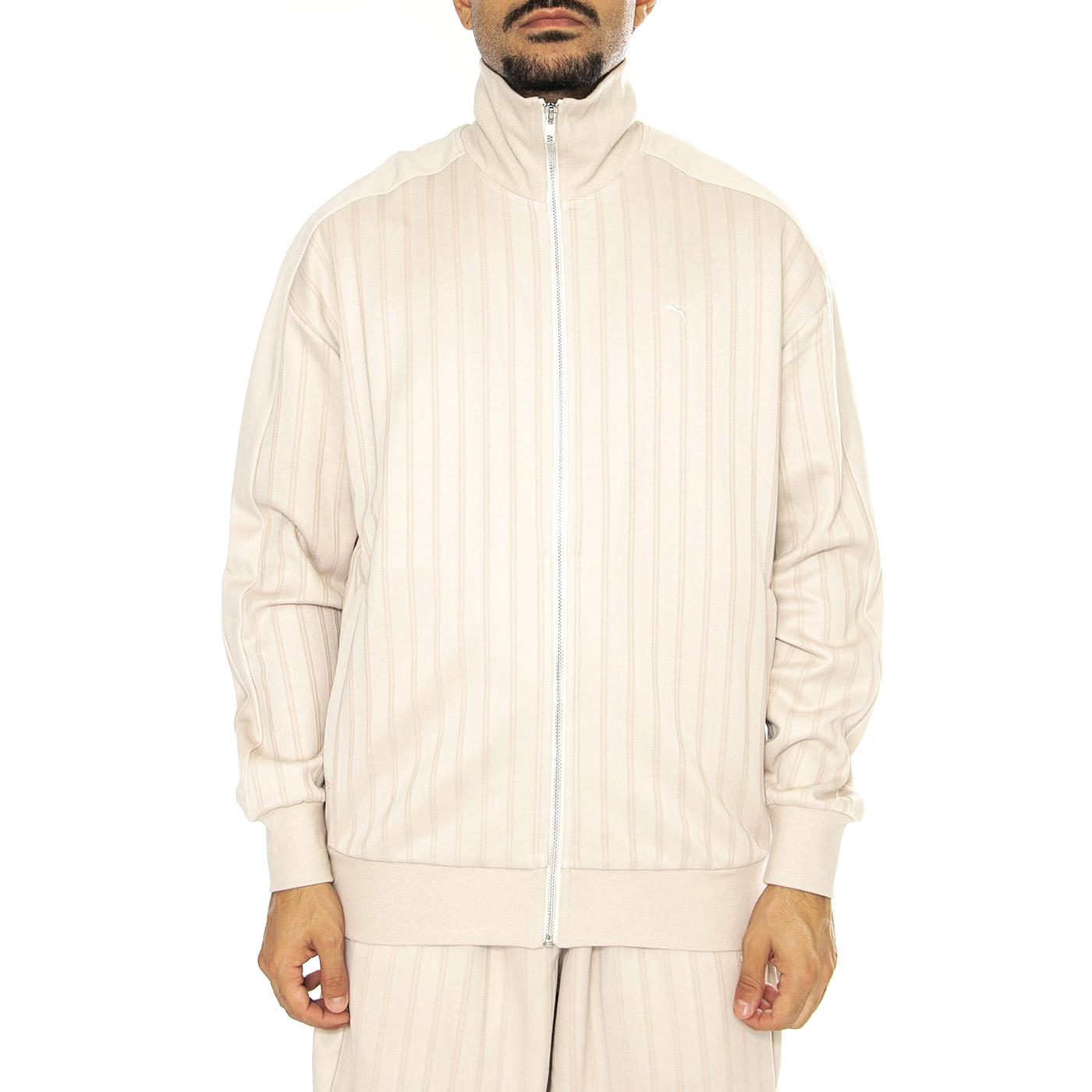 MMQ T7 Track Jacket Alpine Snow - Giacca Uomo Beige 626685-87  PUMA 