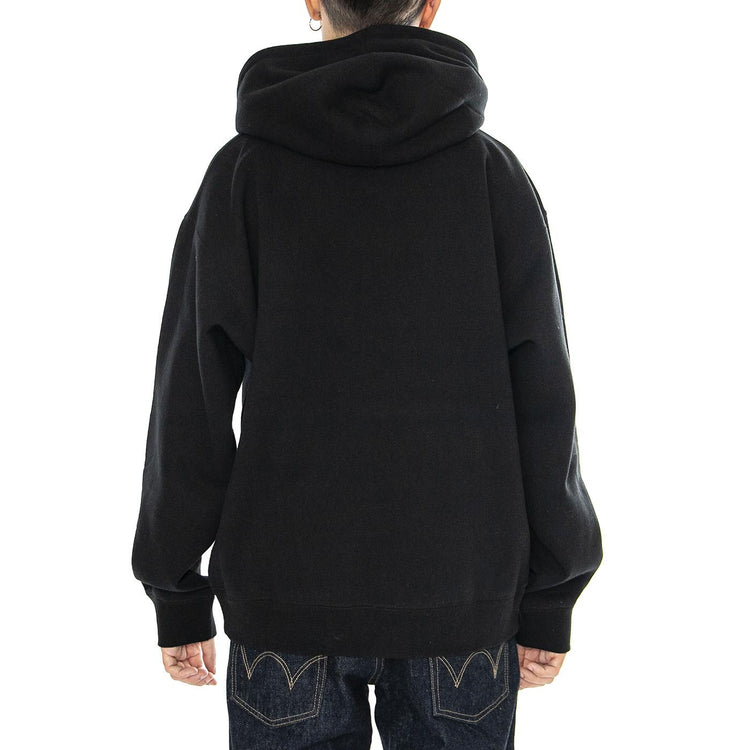 Empire Hood Fleece Black - Felpa Uomo Nera 112470222-BLACK  OBEY 