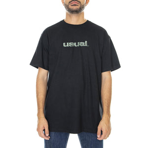 Dionea T-Shirt Black - Maglietta Girocollo Uomo Nera 262819_1  USUAL 