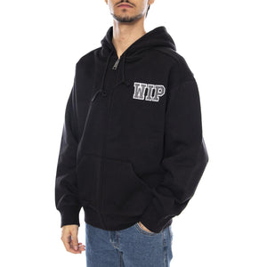 Hooded Mini Wip Sweat Jacket Black - Felpa con Cappuccio e Zip Uomo Nera I035619.8906 . CARHARTT WIP 