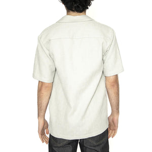 Favian Sea Foam - Camicia Maniche Corte Uomo Grigia 331390-083  ELVINE 