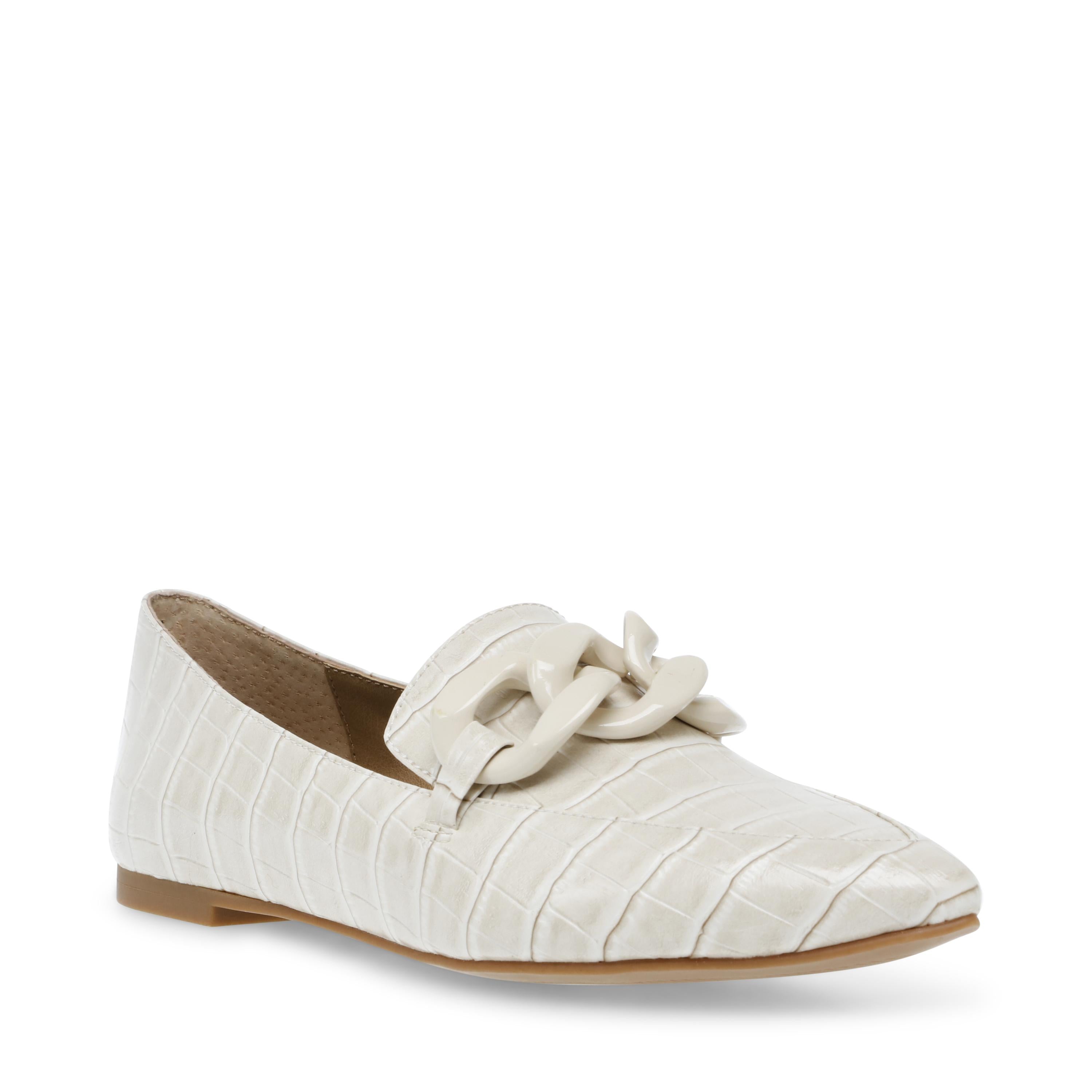 Famed Bone Croco - Scarpe Basse Donna Bianche SMSFAMED-BONC  STEVE MADDEN 