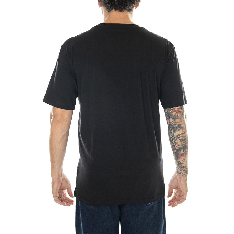 Essential Pocket T-Shirt Black - Maglietta Girocollo Uomo Nera 6010109-10158  CAT 