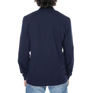 Classic 166 Long Sleeves Polo Shirt - Marine Blue- Polo Maniche Lunghe Uomo Blu 3 L1312-166  LACOSTE 