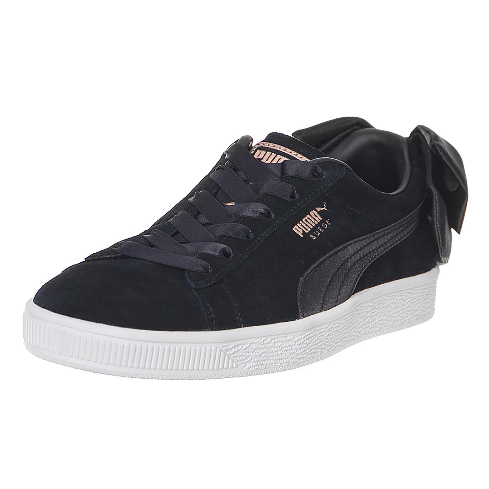 Suede Bow Wn s Puma Black-Puma Blac 36731704  PUMA 