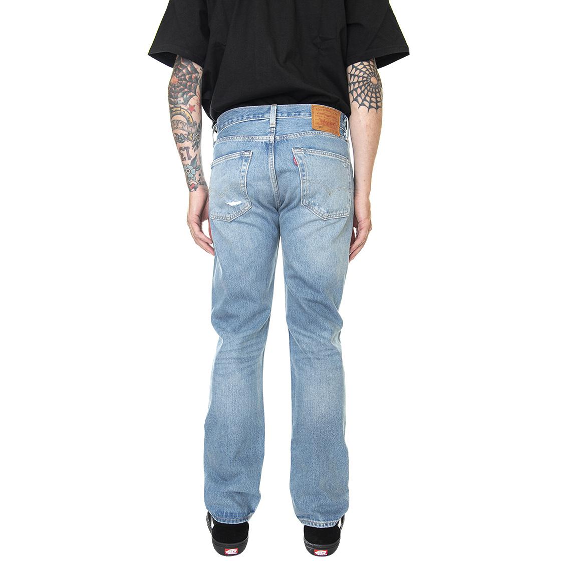 501 Levis Original Z0923 Light Indigo - Pantaloni Denim Jeans Uomo Blu 00501-3324 . LEVIS 