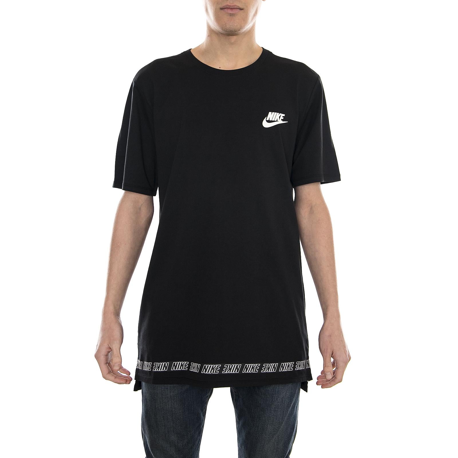 Men s Nike Sportswear T-Shirt BLACK/WHITE 892056-010  NIKE 