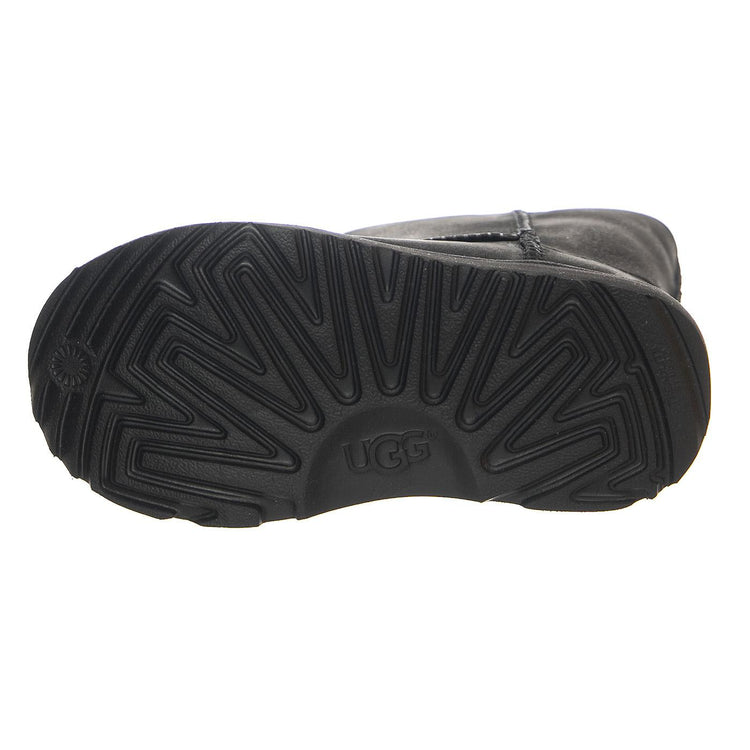 Classic Weather Short II Black K - Stivaletti Bambino Neri UGKCLSWPBK1019646T  UGG 