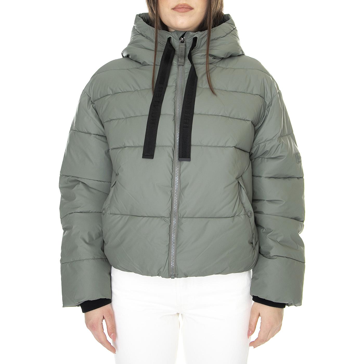 W Intrepid Short Puffer Urban Grey - Giacca Invernale con Cappuccio Donna Grigia HUCWRO1406RNT  HUNTER 