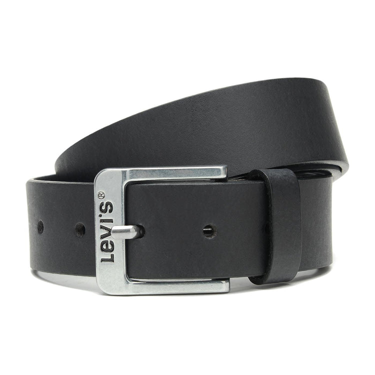 Free Regular Black - Cintura in Pelle Nera 5117-3-59  LEVIS 