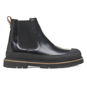 Prescott Slip On Men Black Pull Up Leather Boots - Stivaletti Uomo Neri 1025206  BIRKENSTOCK 