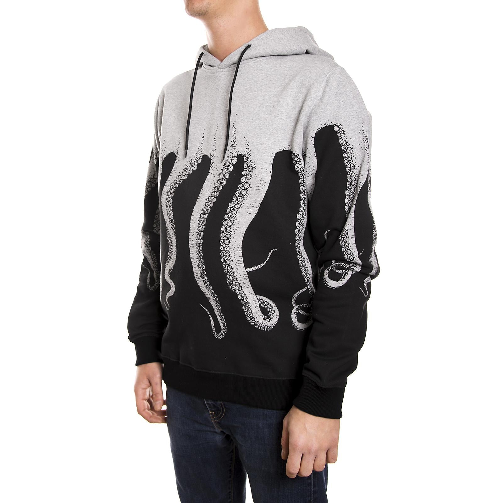 BLACK OCTOPUS HOODIE ORIGINAL LIGHT GREYE 76276_4  OCTOPUS 
