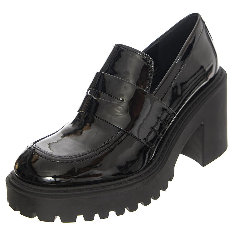 W' Obsidian Black Patent Shoes - Scarpe Donna Nere SM-OBSIDIAN-BLK  STEVE MADDEN 