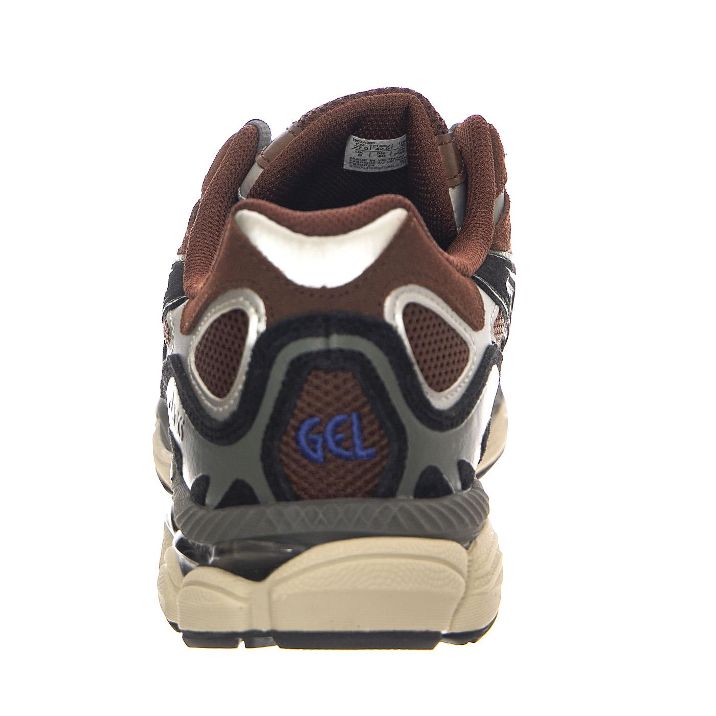 Gel-NYC Reddish Brwon / Black - Scarpe Stringate Profilo Basso Uomo Multicolore 1203A383-200  ASICS 