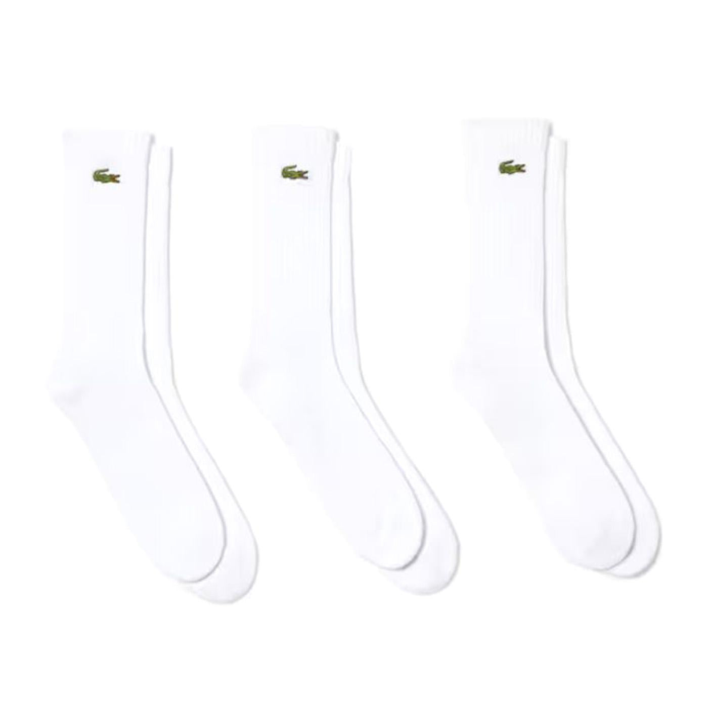 Calze - Set da Tre Paia di Calzini Bianchi con Logo Lacoste RA4182 Z92 LACOSTE 