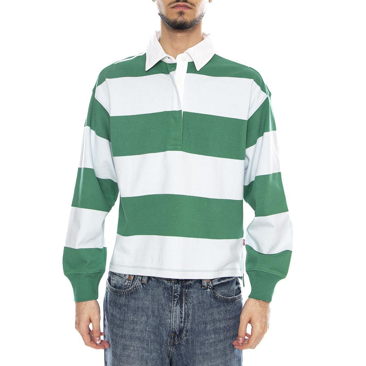 Reenie Rugby Ls - Katie Stripe Country Air Heavyweight Jersey - Polo Uomo Maniche Lunghe Multicolore 005IY 0002 LEVIS 