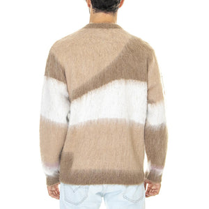 Idlewood Sweater Stucco Multi - Maglione Girocollo Uomo Marrone / Multicolore 151000061-STC  OBEY 
