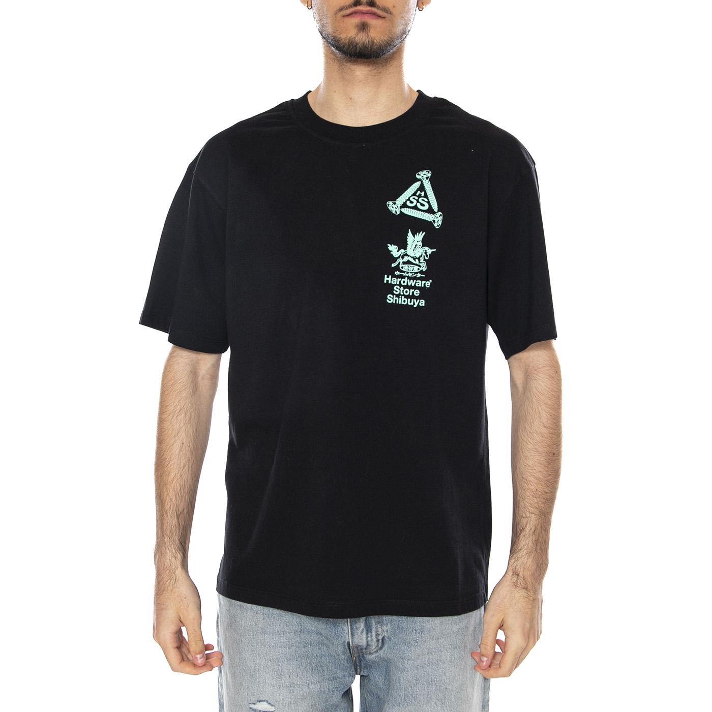 HARDWARE STORE SHIBUYA TS - Maglietta Girocollo Uomo Nera I036639.89.67. 89,67 EDWIN 