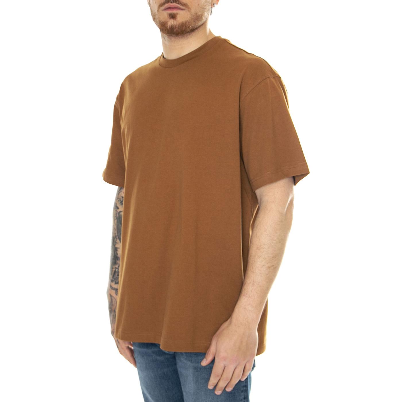 Plain Loose Tee Acorn - Maglietta Girocollo Uomo Marrone 112350756  LEE 