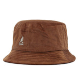 Cord Bucket Wood - Brown Bucket Hat KANGOL ACCESSORIES