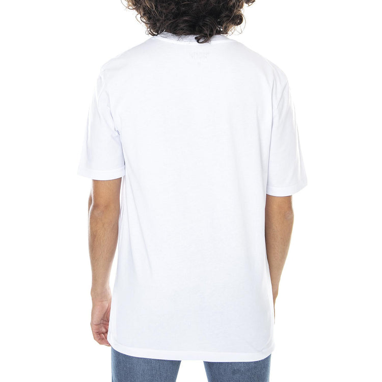 Mens Modern Cowboy T-Shirt - White - Maglietta Girocollo Uomo Bianca 0262WHT . DOOMSDAY 