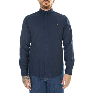 Steen Organic Cotton Shirt Blue - Camicia Uomo Blu F4WBB006BLU  FARAH 