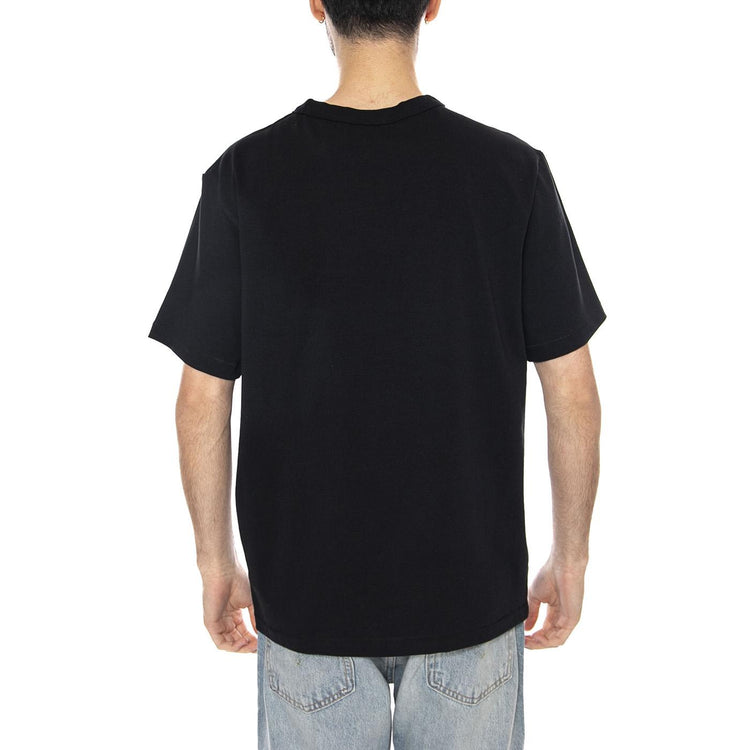 SS Solid Tee Black - Maglietta Girocollo Uomo Nera 112365120 BLK WRANGLER 