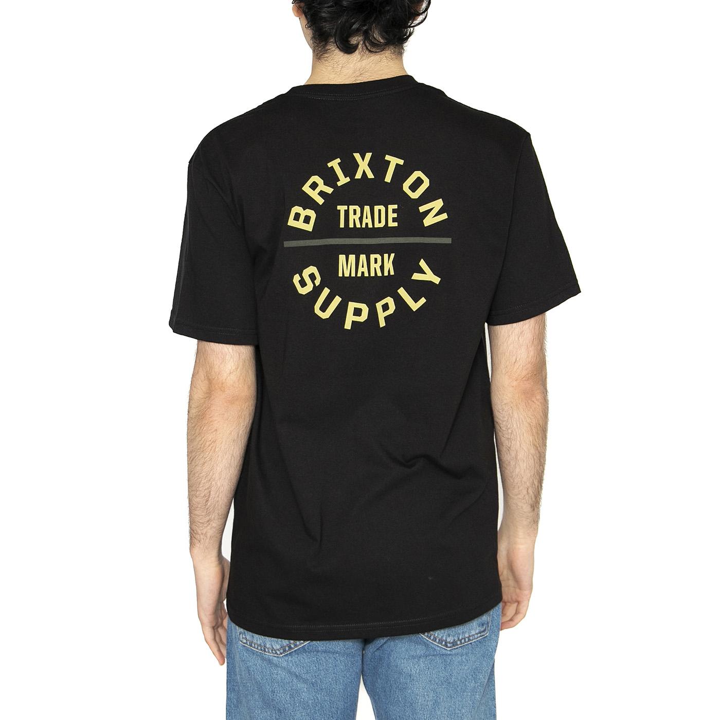 Oath V S/S STT - Maglietta Girocollo Uomo Nera 16410-BSWOS  BRIXTON 