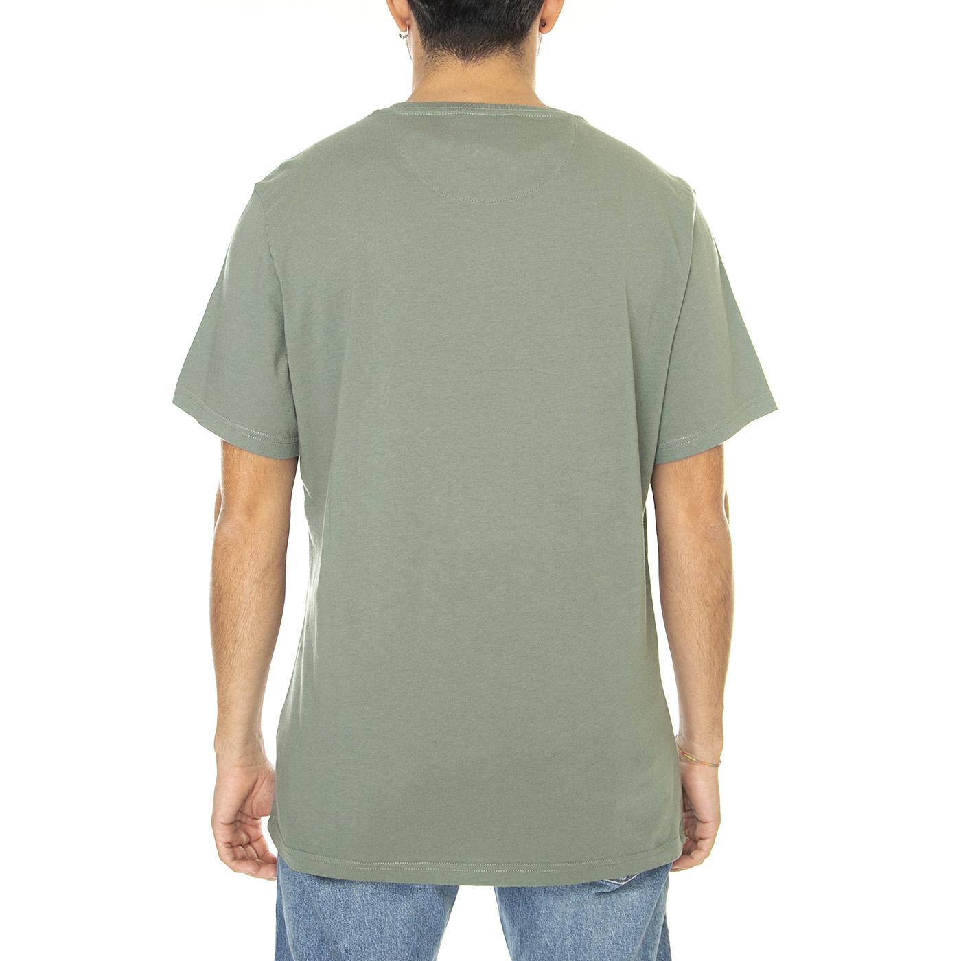 Tartan Sports Tee Agave Green - Maglietta Girocollo Uomo Verde MTS0670-GN49-SS23  BARBOUR 