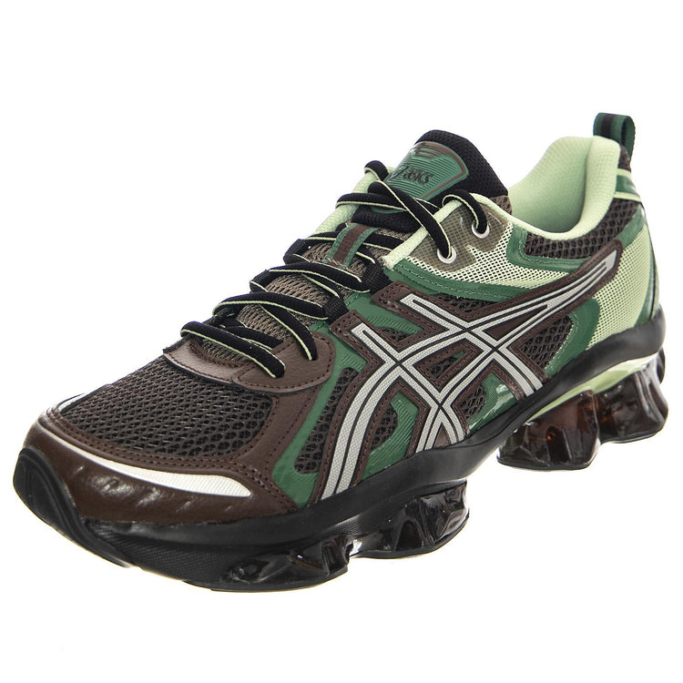 Gel Quantum Kinetic Dark Sepia / Shamrock Green Shoes - Scarpe Stringate Profilo Basso Uomo Multicolore 1203A270-251  ASICS 