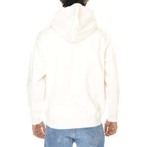 Obey Maginify Premium Hood Fleece Unbleached - Felpa con Cappuccio Uomo Beige 112843154-UBL  OBEY 