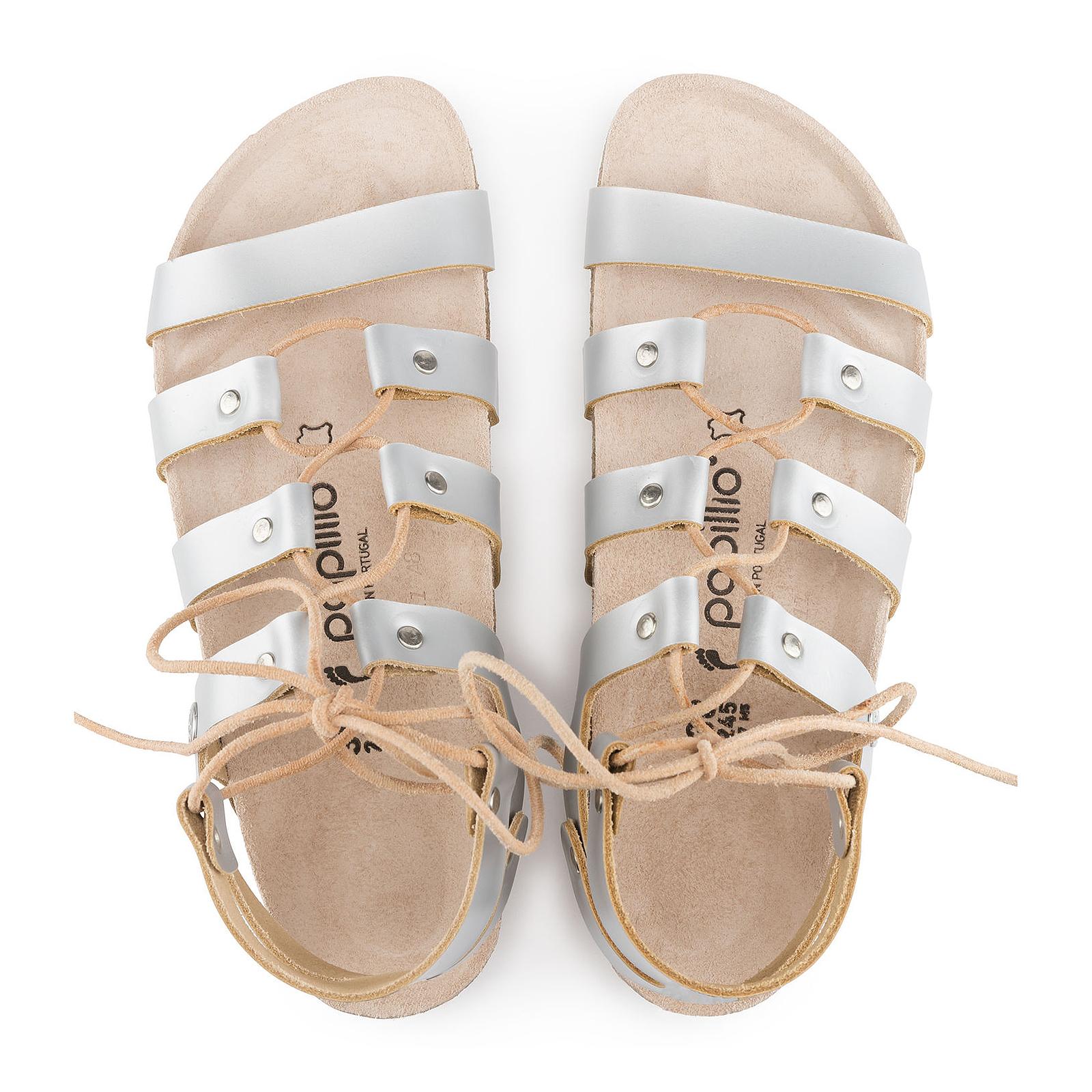 CLEO FROSTED METALLIC SILVER 1008939  BIRKENSTOCK 