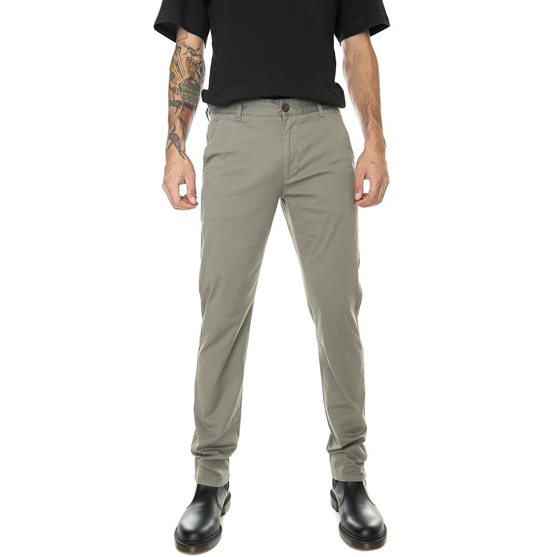 Elm Chino Twill Vintage Green - Pantaloni Chino Uomo Verdi F4BSB094-310  FARAH 