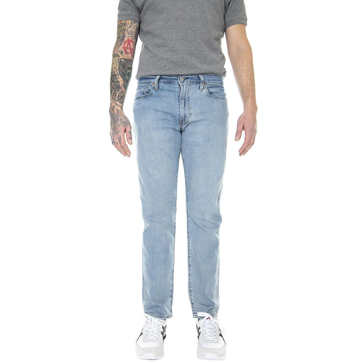 502 Taper Easy Light Indigo Worn In - Pantaloni Denim Jeans Uomo Blu 29507-1191  LEVIS 