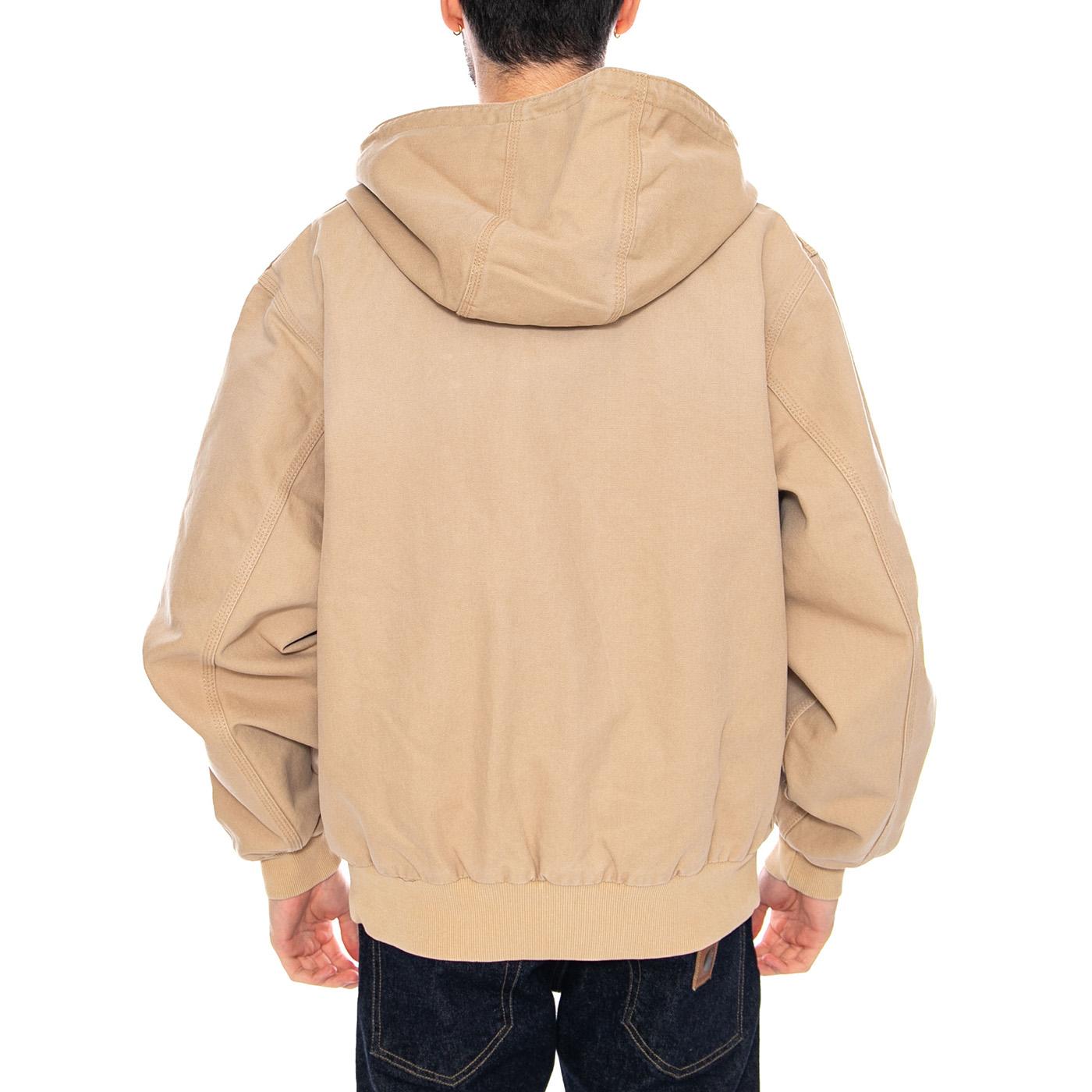 OG Active Jacket Hemilton Brown - Giacca con Cappuccio e Zip Uomo Marrone I034820 07E4O CARHARTT WIP 