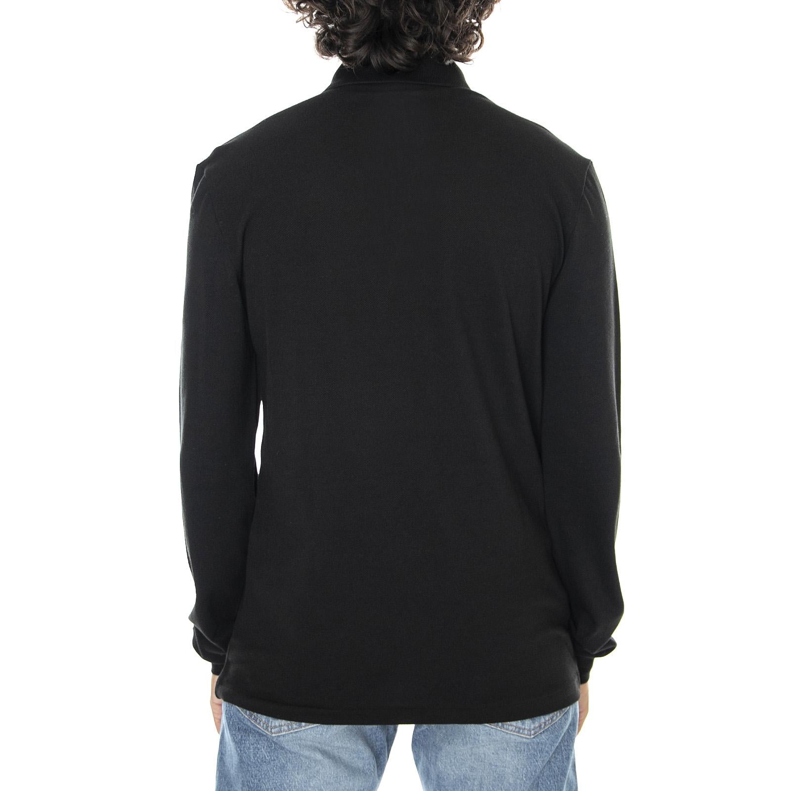 Classic 031 Long Sleeves Polo Shirt Black - Polo Maniche Lunghe Uomo Nera L1312-031  LACOSTE 