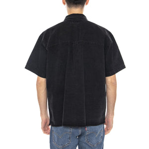 Bigwig Denim Shirt SS -- Camicia a Maniche Corte Uomo Nera 181210425 FBL OBEY 