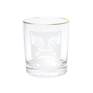 Bold Logo Drinking Glass Clear OBEY Logo - Bicchiere in Vetro con Logo OBEY 100040001 CLR OBEY 