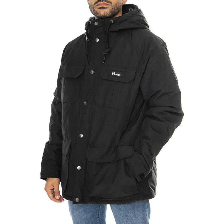 Kasson Jacket Black - Giacca con Cappuccio Uomo Nera PFD0232-023  PENFIELD 